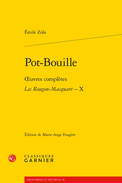 Pot-Bouille, oeuvres complètes - Les Rougon-Macquart, X (9782812451492-front-cover)