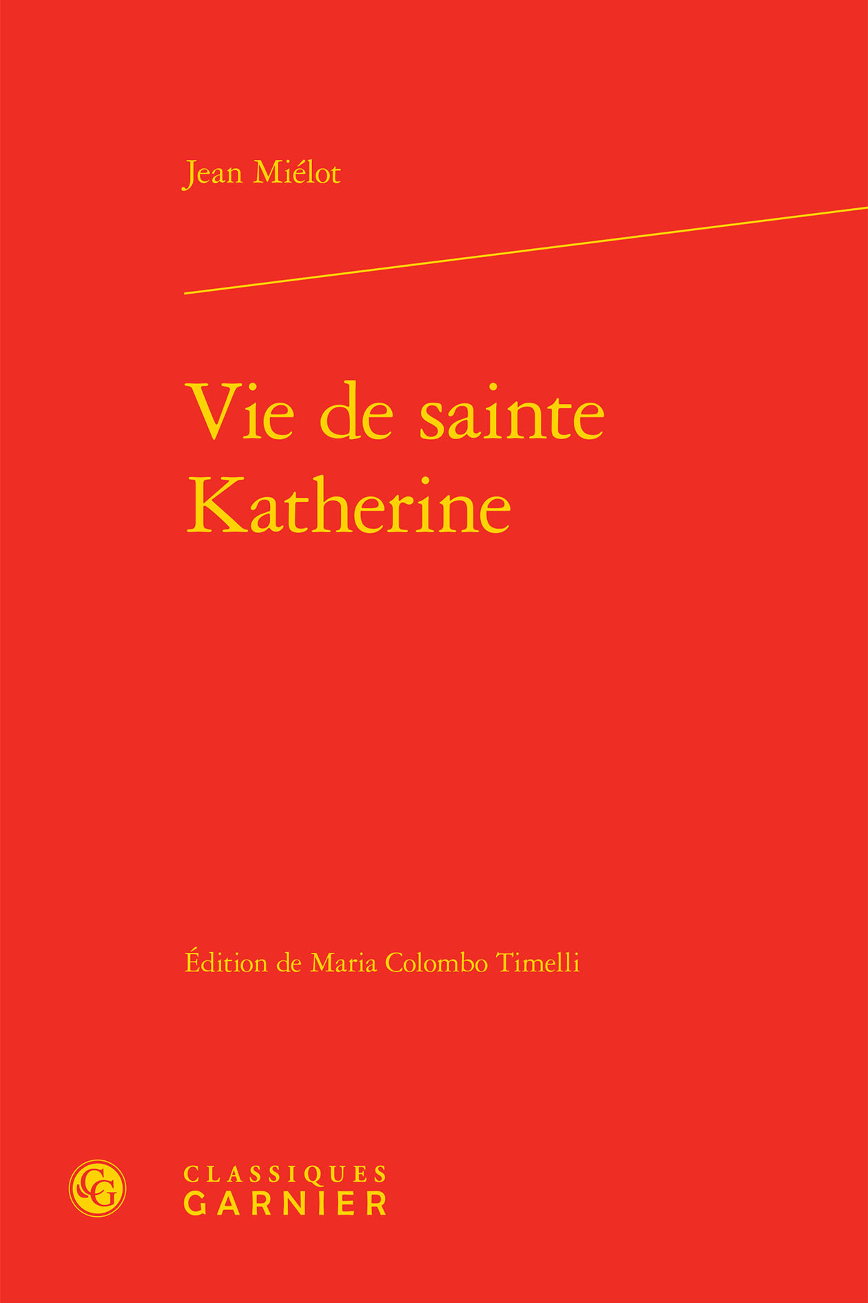 Vie de sainte Katherine (9782812438790-front-cover)