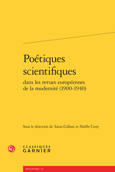 Poétiques scientifiques (9782812408663-front-cover)
