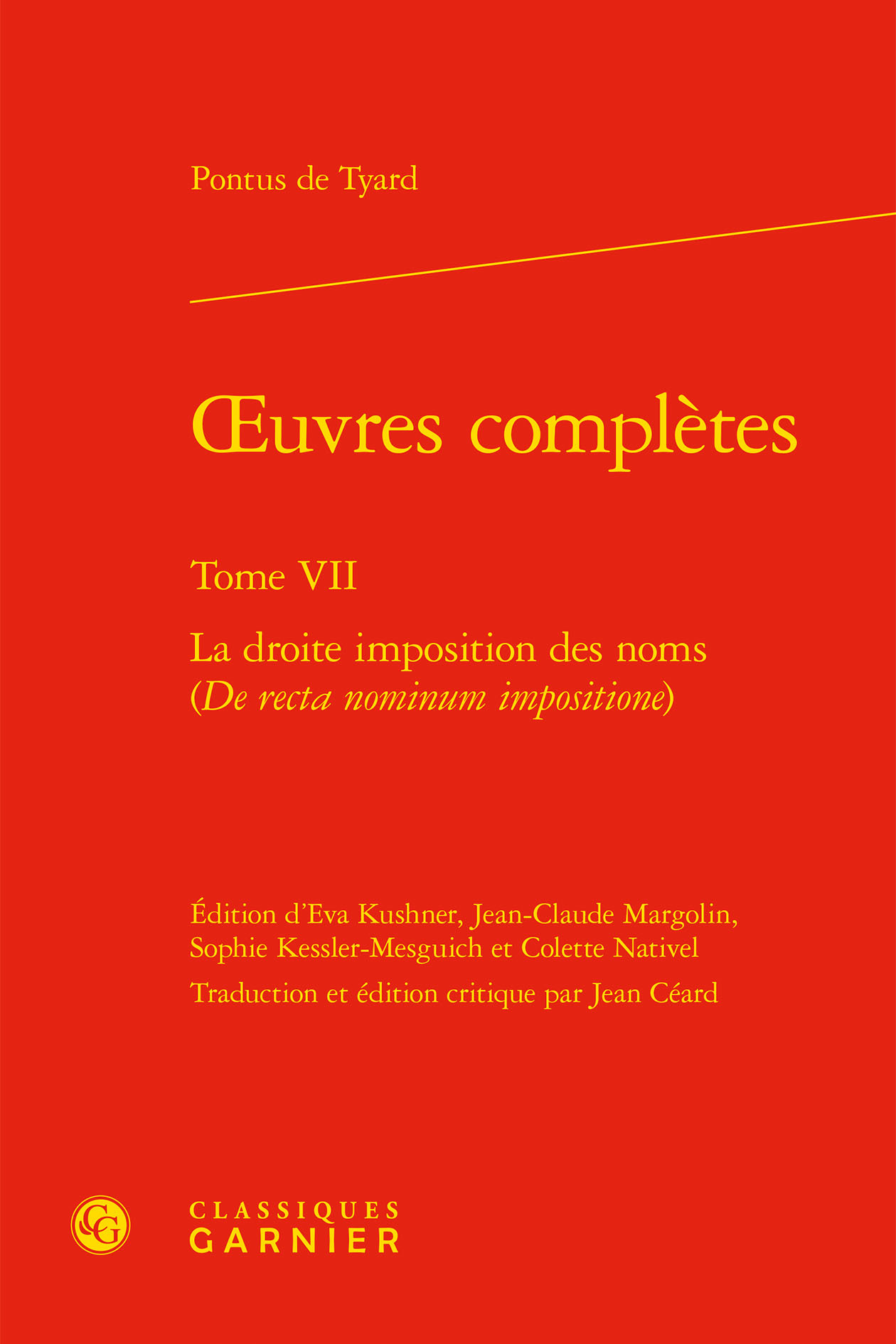 oeuvres complètes, La droite imposition des noms (De recta nominum impositione) (9782812458682-front-cover)