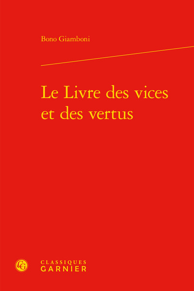 Le Livre des vices et des vertus (9782812410642-front-cover)