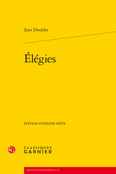 Élégies (9782812409486-front-cover)