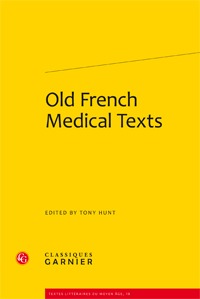 Old French Medical Texts (9782812402395-front-cover)
