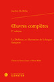 oeuvres complètes, La Deffence, et illustration de la langue françoyse (9782812455667-front-cover)