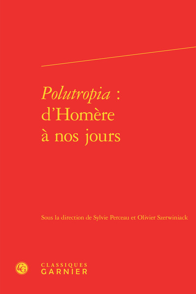 Polutropia : d'Homère à nos jours (9782812418020-front-cover)
