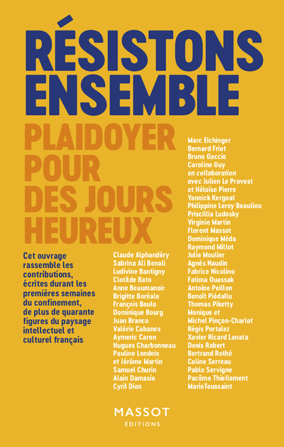 Résistons ensemble - Plaidoyer pour des jours heureux (9782380352894-front-cover)