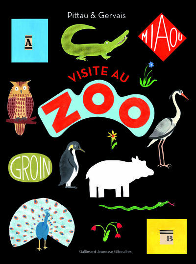 Visite au zoo (9782070639120-front-cover)