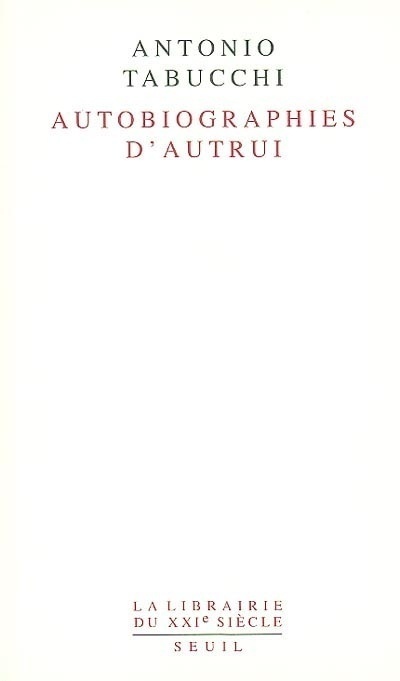 Autobiographies d'autrui (9782020552653-front-cover)