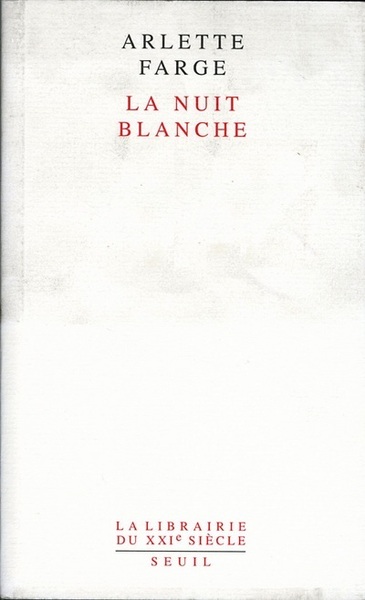 La Nuit blanche (9782020541718-front-cover)