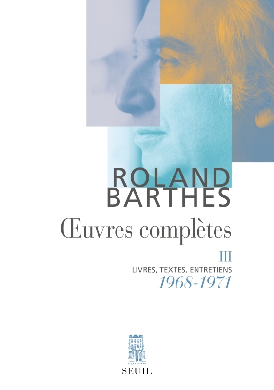 Oeuvres complètes 1968-1971, Livres, textes, entretiens (9782020567282-front-cover)