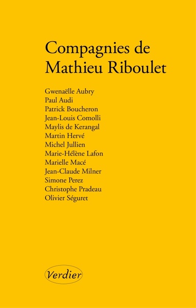 Compagnies de Mathieu Riboulet (9782378560478-front-cover)
