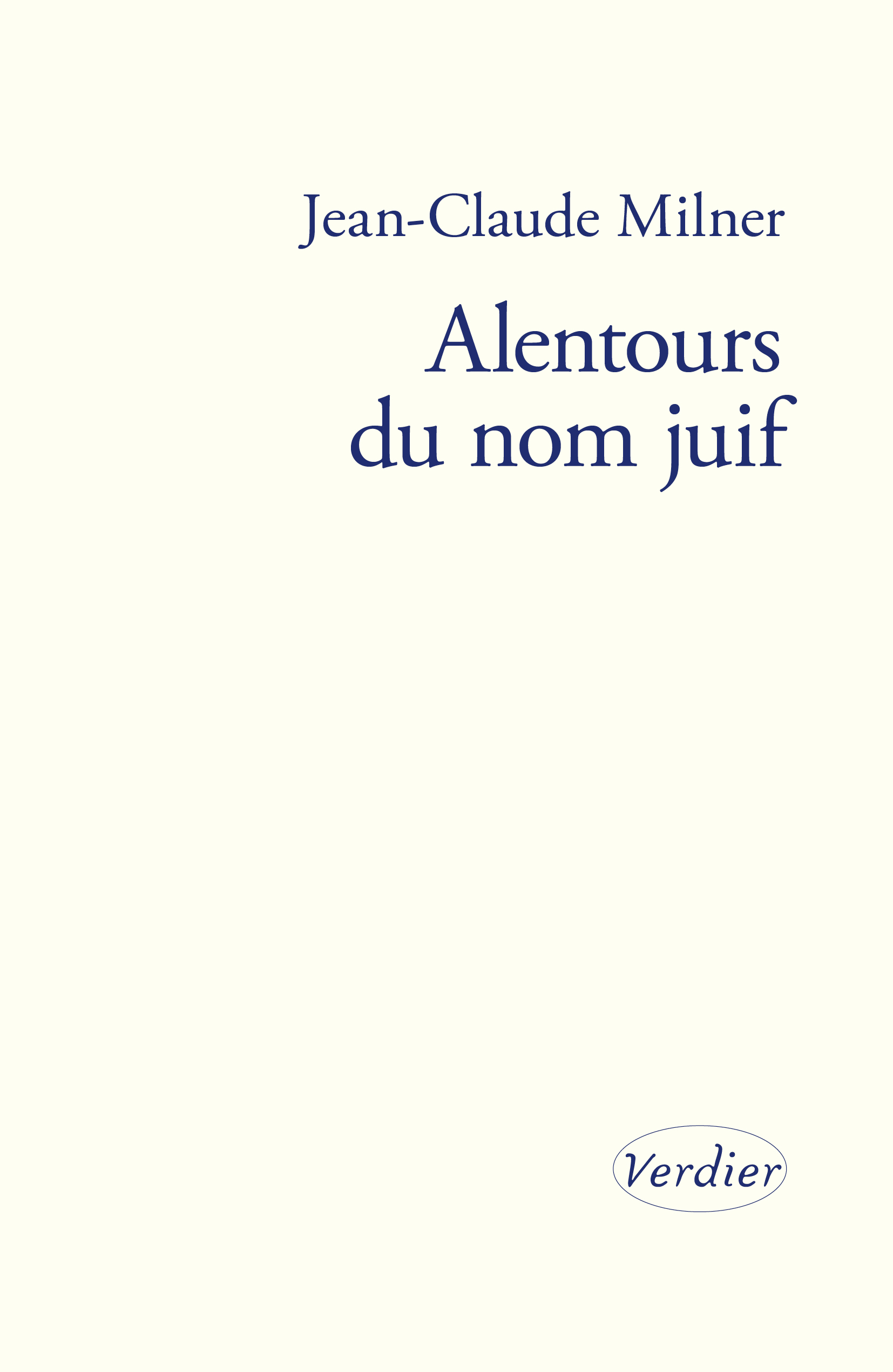 Alentours du nom juif (9782378563035-front-cover)