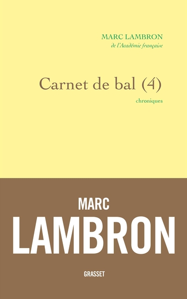 Carnet de bal, 4, chroniques (9782246822738-front-cover)