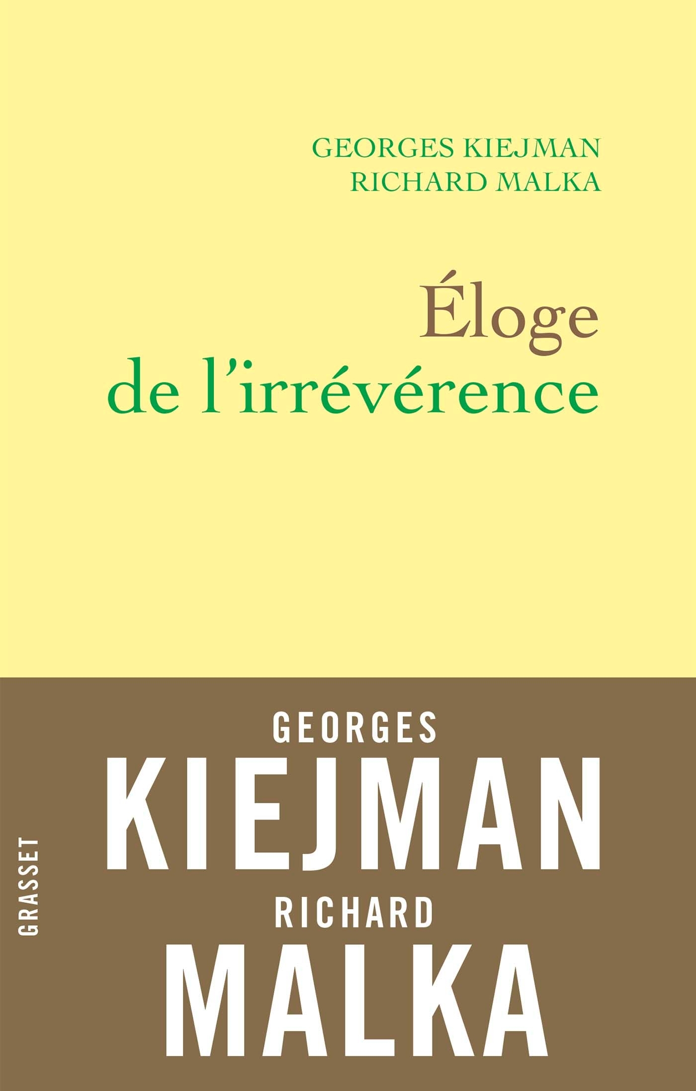 Éloge de l'irrévérence (9782246819813-front-cover)