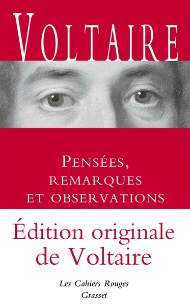 Pensées, remarques et observations - Inédit, Les Cahiers Rouges (9782246817499-front-cover)