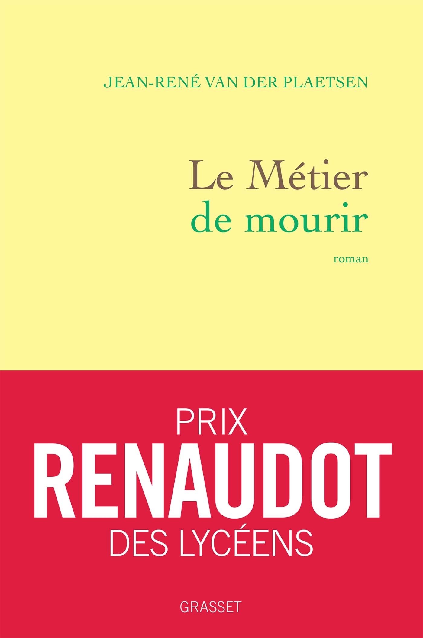 Le métier de mourir, roman (9782246818380-front-cover)