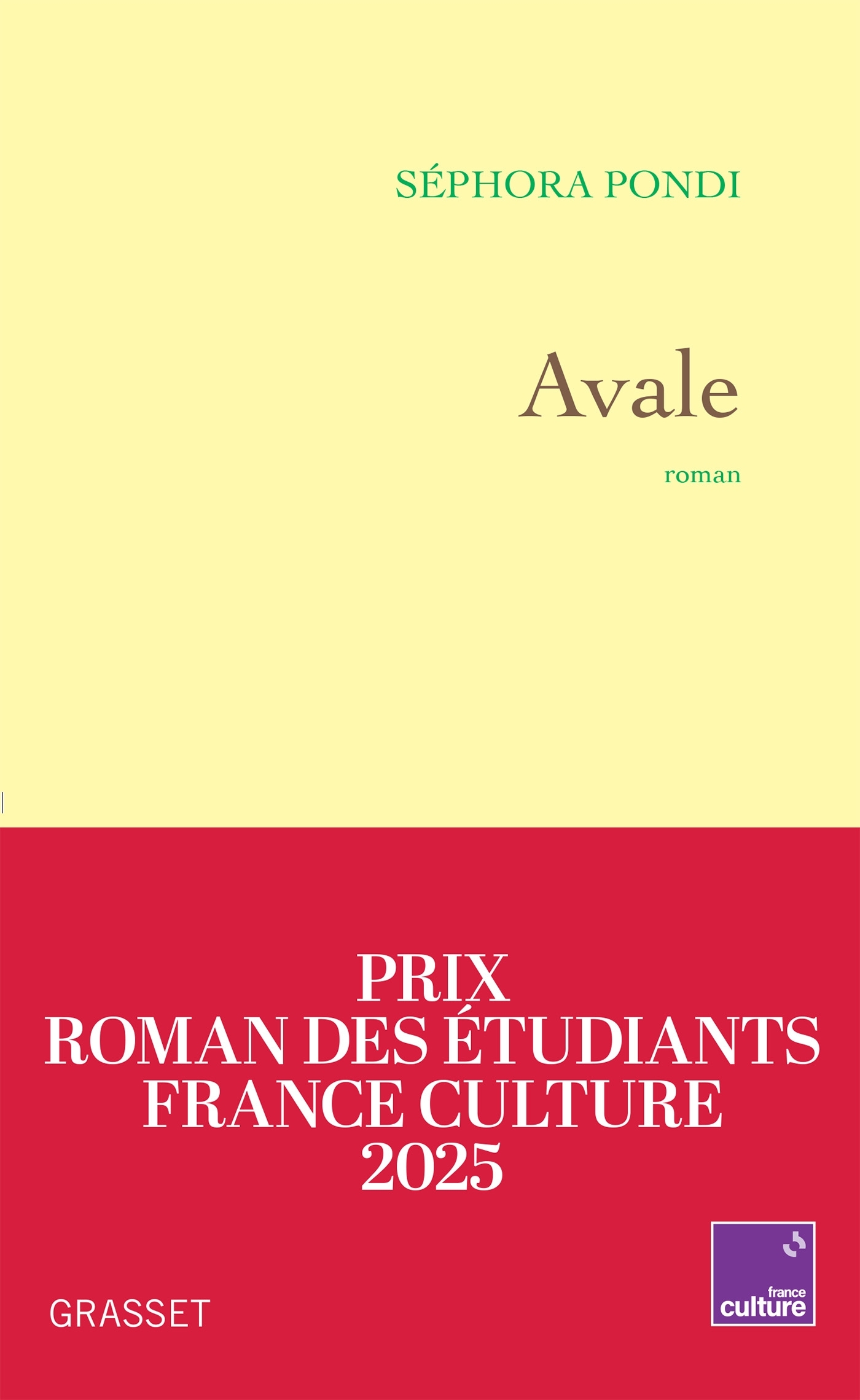 Avale, Premier roman (9782246835493-front-cover)