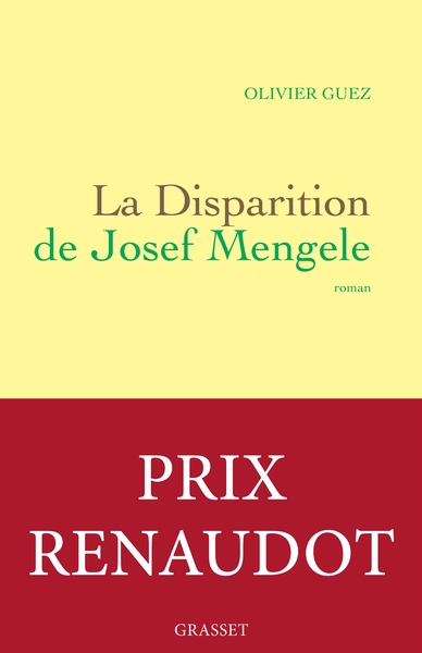 La disparition de Josef Mengele (9782246855873-front-cover)