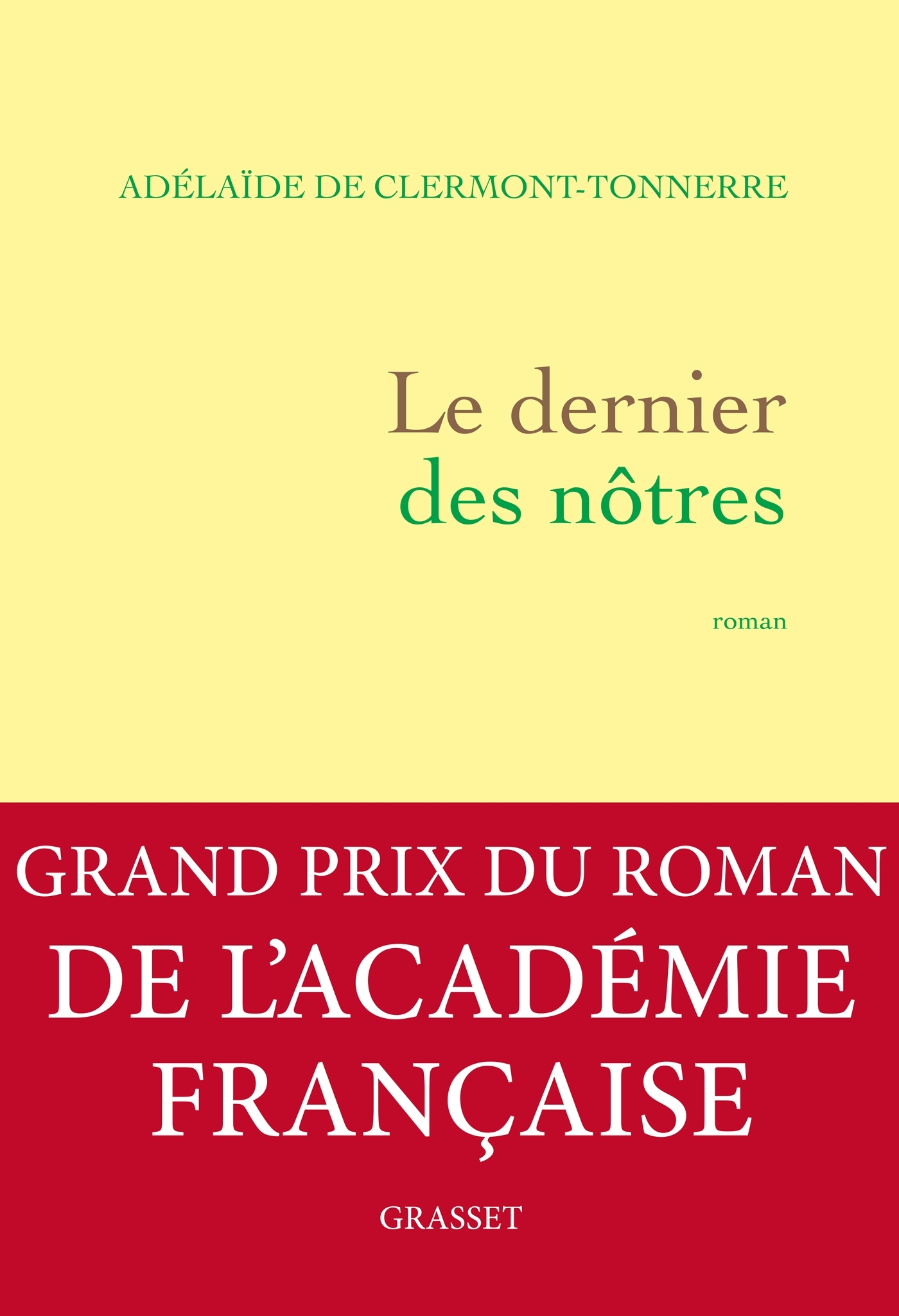 Le dernier des nôtres, roman (9782246861898-front-cover)