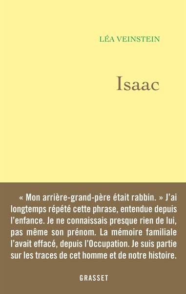 Isaac (9782246818243-front-cover)