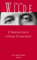 L'Importance d'être Constant, Cahiers rouges - inédit - traduction et préface inédites de Charles Dantzig (9782246804765-front-cover)