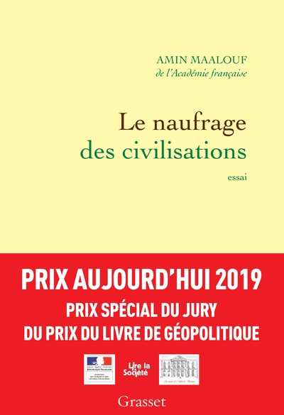Le naufrage des civilisations - Prix Aujourd'hui 2019 (9782246852179-front-cover)