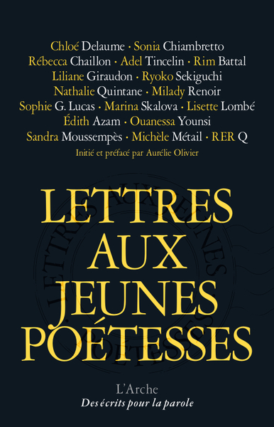 Lettres aux jeunes poétesses (9782381980218-front-cover)