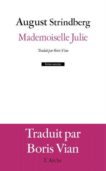 Mademoiselle Julie (9782381980171-front-cover)