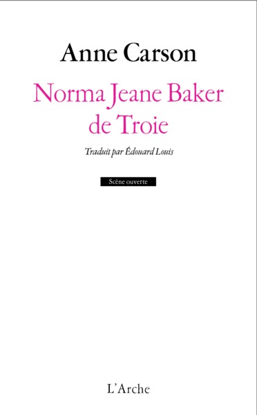 Norma Jeane Baker de Troie (9782381980119-front-cover)