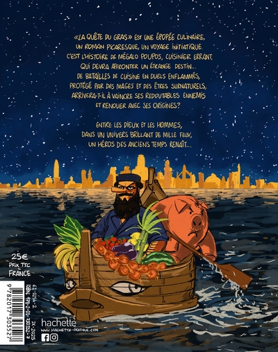 Mégalo Poupos dans la quête du gras (9782017303527-back-cover)