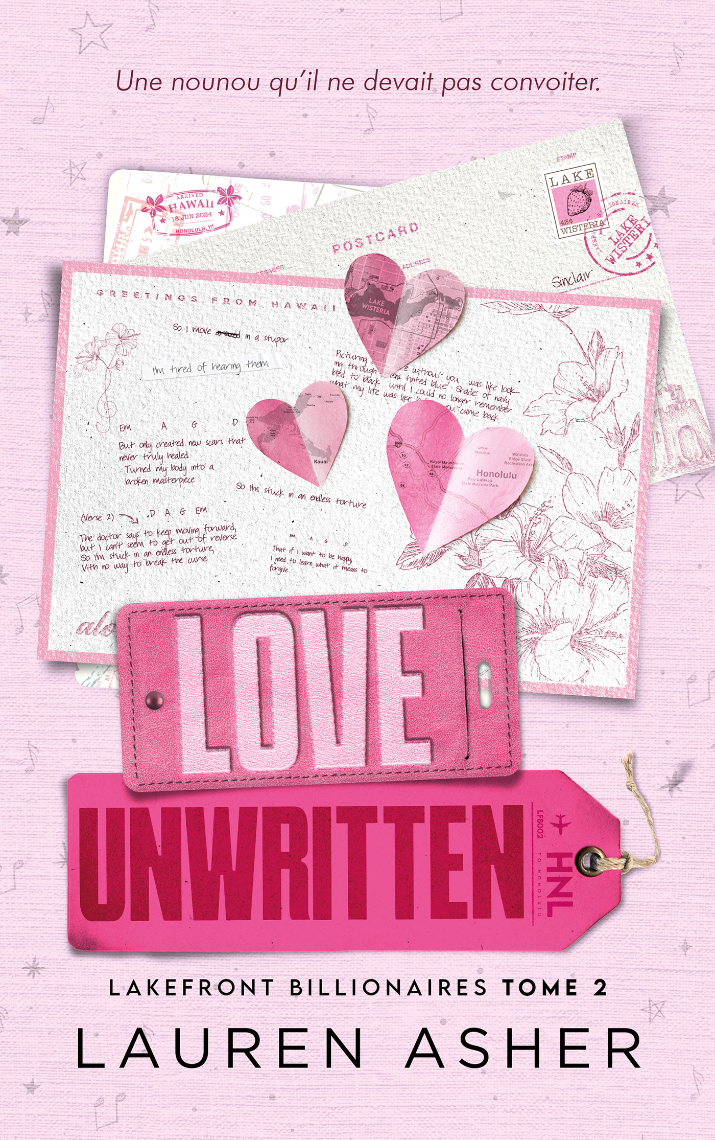 Love Unwritten - Lakefront Billionaires Tome 2 (édition française), Par l'autrice de The Fine Print (9782017335245-front-cover)