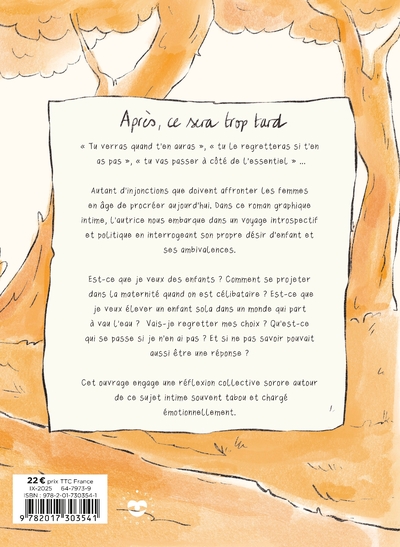 Après ce sera trop tard, Et si je n'étais jamais mère ? (9782017303541-back-cover)