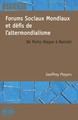 Forums sociaux mondiaux et défis de l'altermondialisme, De Porto Alegre à Nairobi (9782872098873-front-cover)