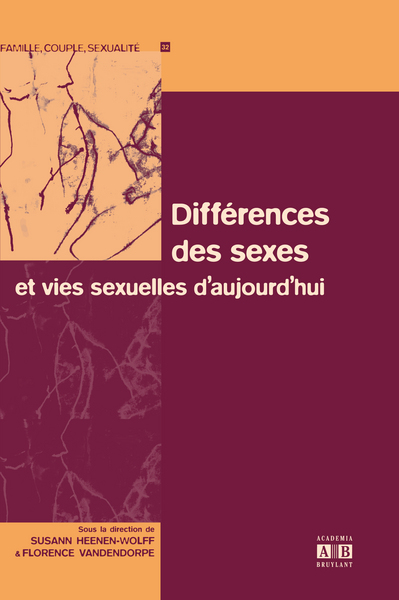 Différences des sexes et vies sexuelles d'aujourd'hui (9782872099436-front-cover)