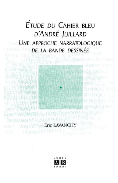 Etude du Cahier bleu d'André Juillard (9782872098620-front-cover)