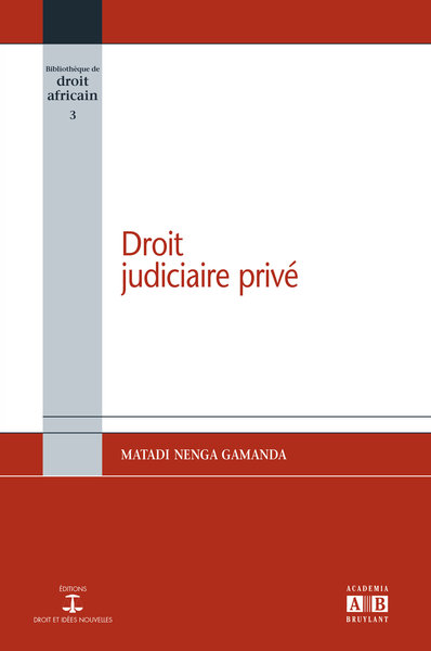 Droit judiciaire privé (9782872098286-front-cover)