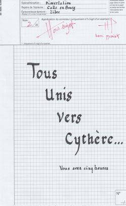 Tous unis vers Cythère (9782754304207-front-cover)