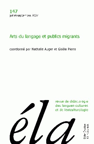 Études de linguistique appliquée - N° 3/2007, Arts du langage et publics migrants (9782252036099-front-cover)