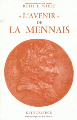 L' Avenir de La Mennais, Son rôle dans la presse de son temps (9782252015582-front-cover)