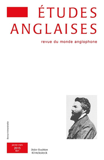 Études anglaises - N°1/2015 (9782252039823-front-cover)