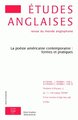 Études anglaises - N°2/2008, La poésie américaine contemporaine : formes et pratiques (9782252036464-front-cover)