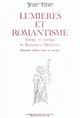 Lumières et romantisme, Énergie et nostalgie de Rousseau à Mickievicz (9782252020678-front-cover)