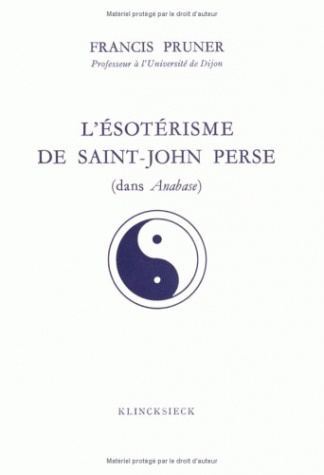 L' Ésotérisme de Saint-John Perse (dans Anabase) (9782252019573-front-cover)