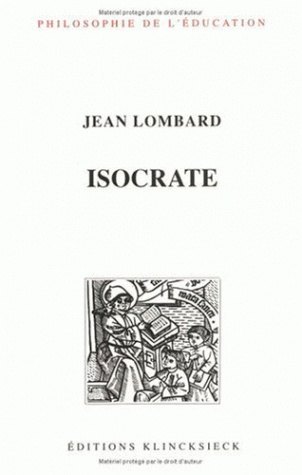 Isocrate, Rhétorique et éducation (9782252027271-front-cover)