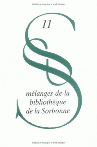 Les Fonds anciens des bibliothèques du quartier latin. Nouveau supplément au catalogue des manuscrits de la Bibliothèque de la S (9782252027943-front-cover)