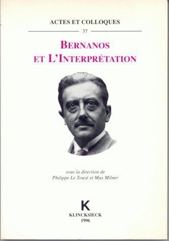 Bernanos et l'Interprétation (9782252031025-front-cover)