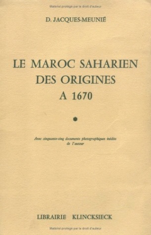 Le Maroc saharien, des origines à 1670 (9782252021118-front-cover)