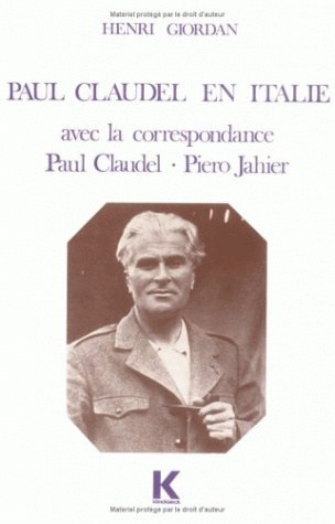 Paul Claudel en Italie (9782252016688-front-cover)