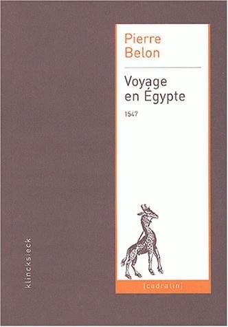 Voyage en Égypte, 1547 (9782252034439-front-cover)