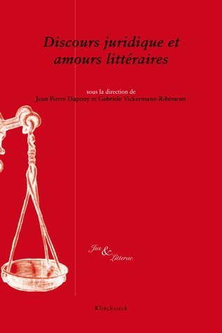 Discours juridique et amours littéraires (9782252038987-front-cover)